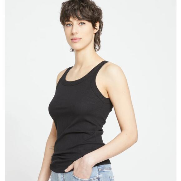 Universal Standard Roitfeld Ribbed Tank Top Kelly Green Women's Size 0 Casual - Picture 8 of 9